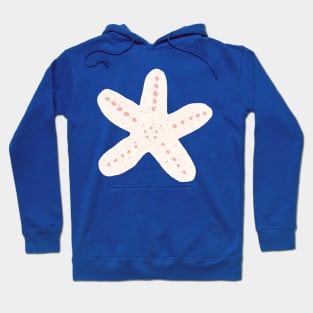 Starfish on Coral Background Hoodie